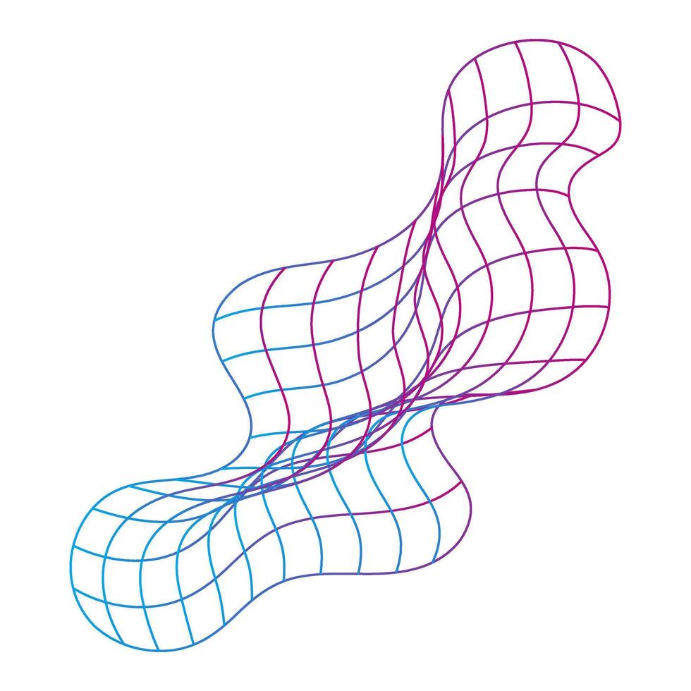 Abstract Wireframe line art for business design vector