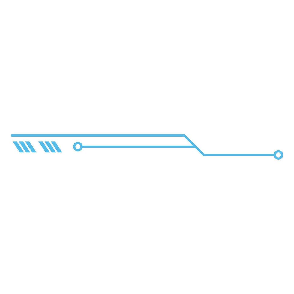 Cyber futuristic line header footer vector