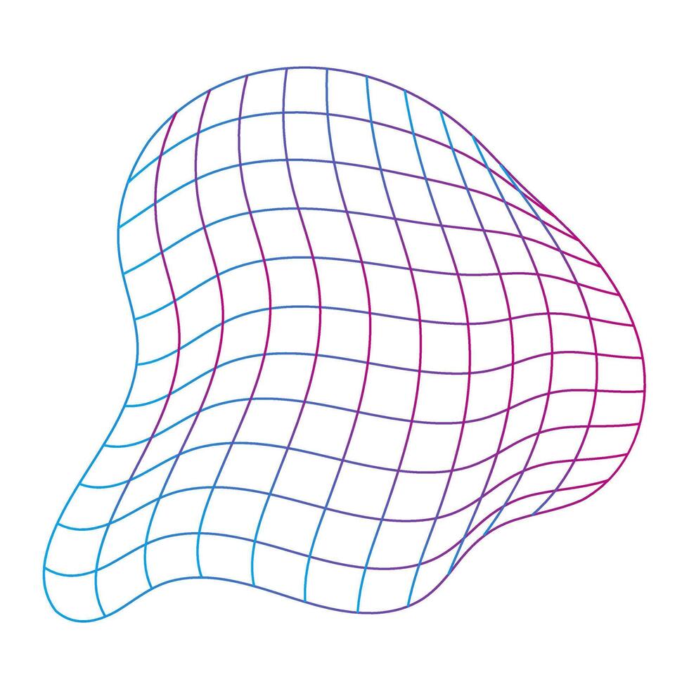 Abstract Wireframe line art for business design vector