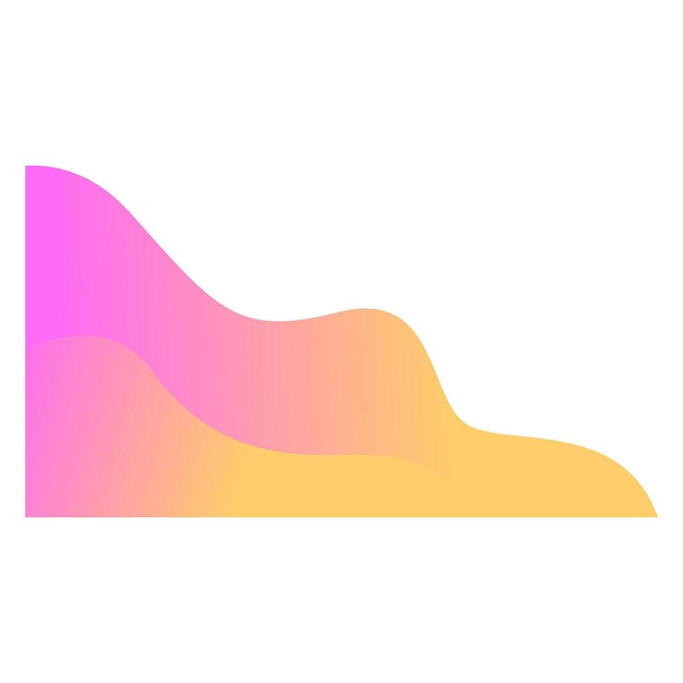 Abstract bloob corner shape vector