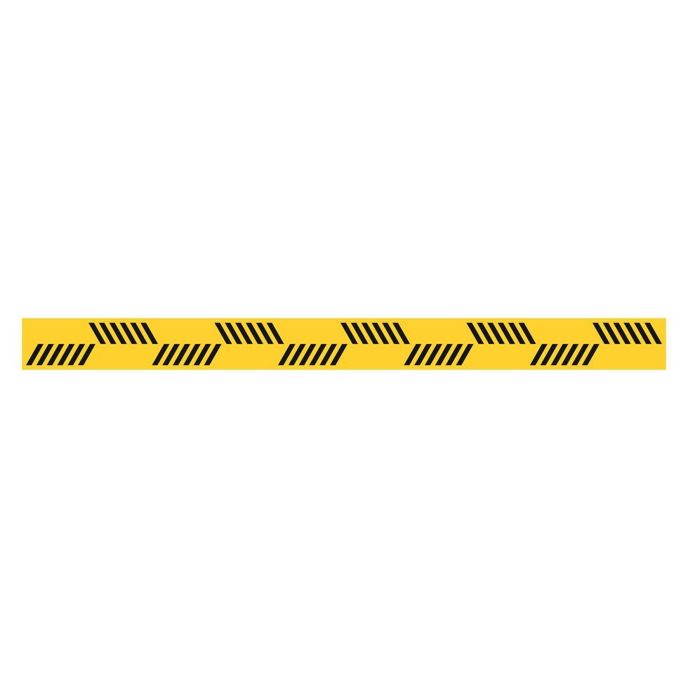 Vector Yellow Danger Line, Dividing Line, Police Line, Yellow Black Cordon