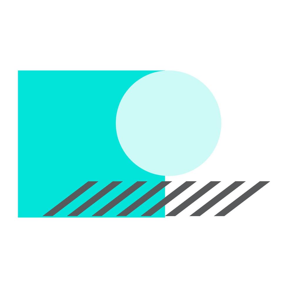 modern memphis geometric vector for business decoration