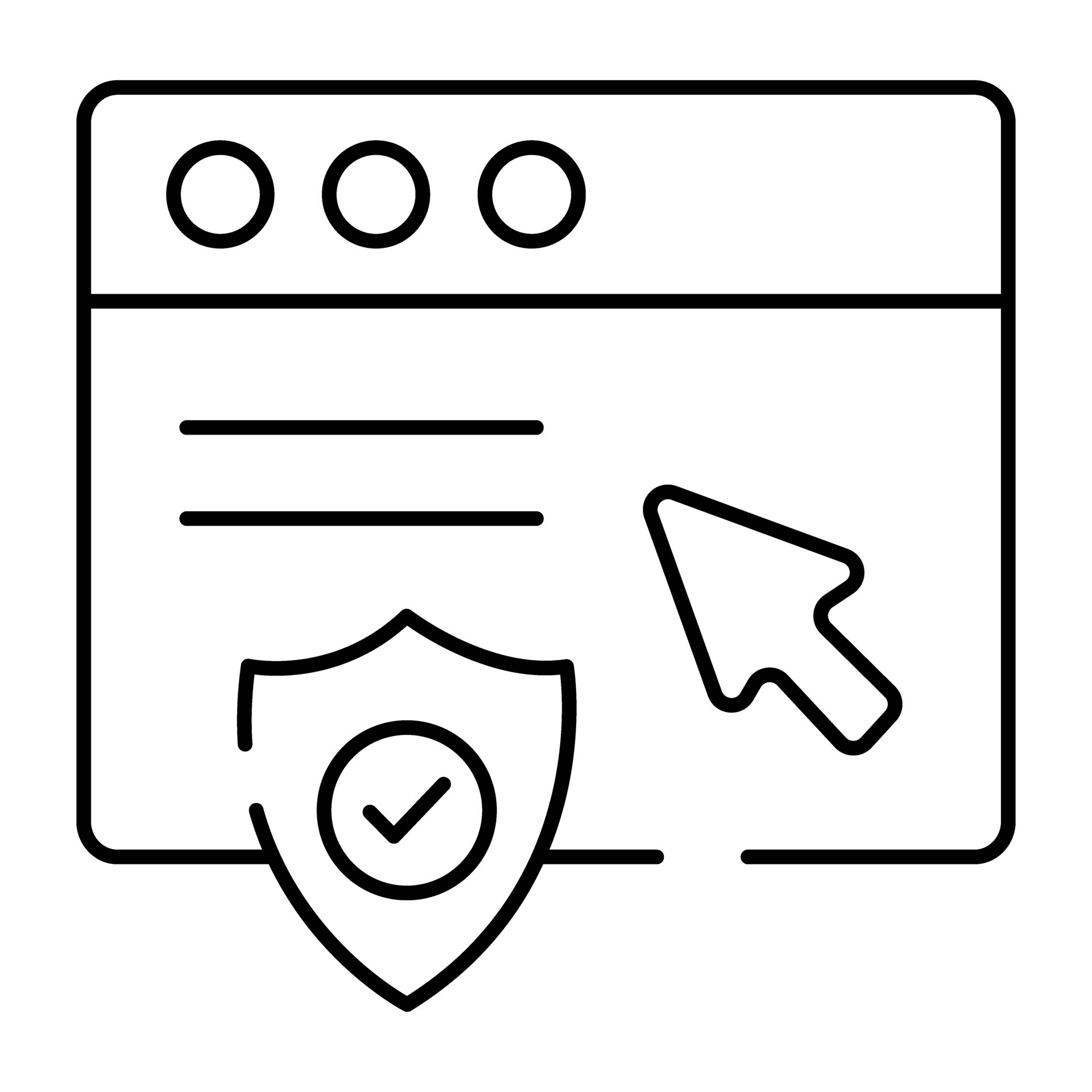 A trendy vector design of secure website 41037380 Vector Art at Vecteezy