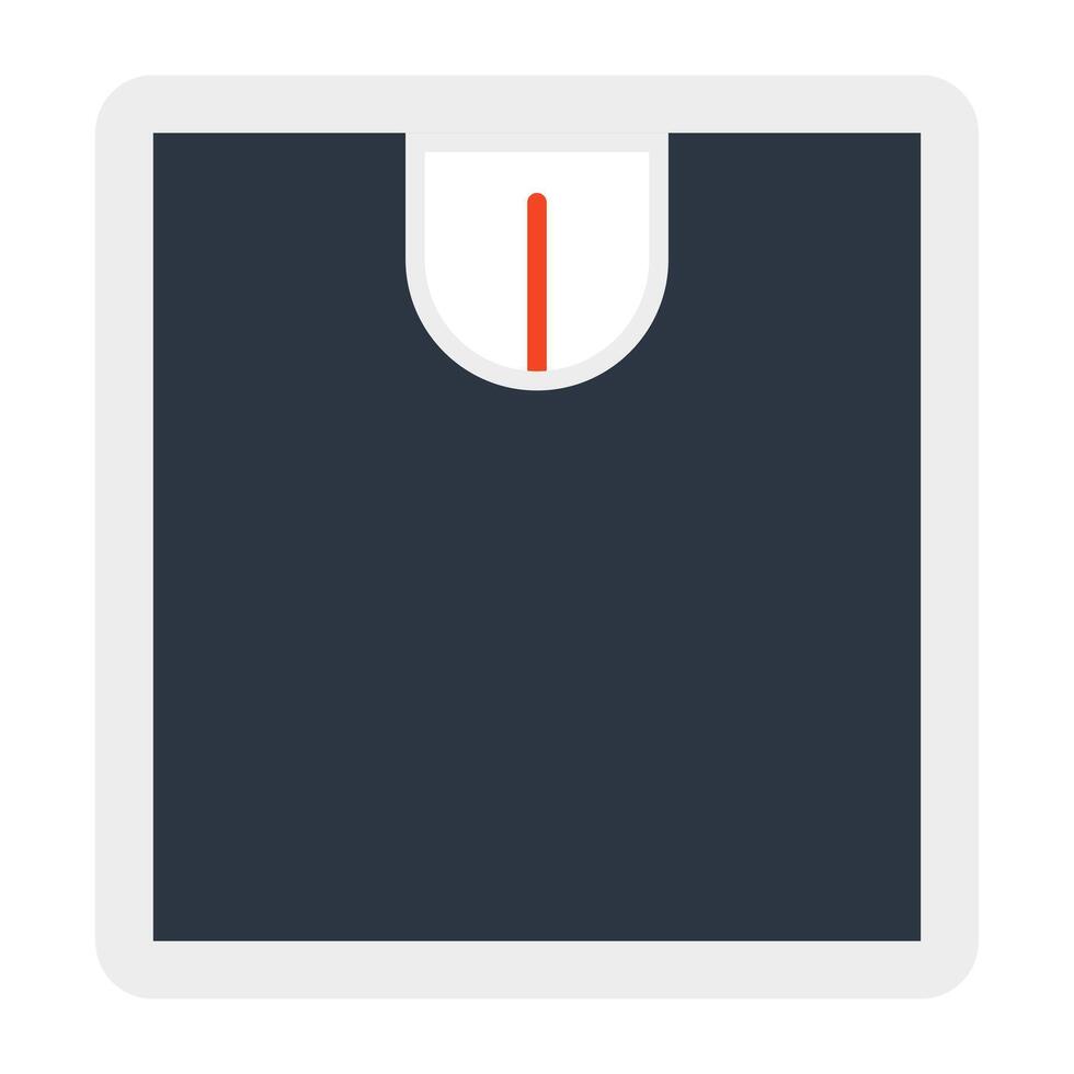 An icon design of weight scale vector