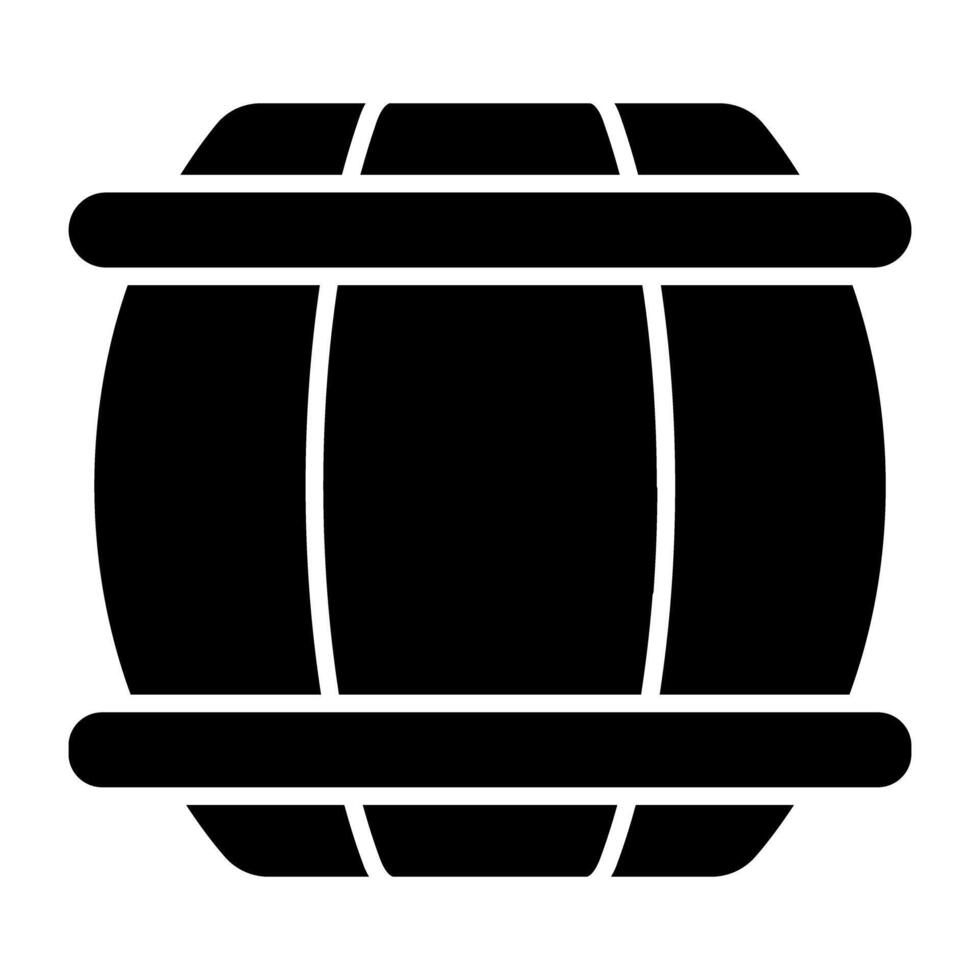 A unique design icon of cask vector