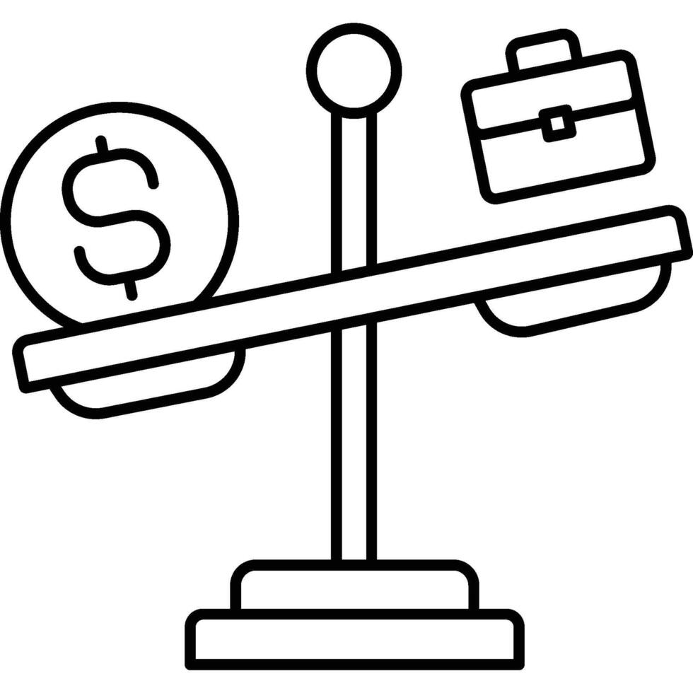 Business Scale vector