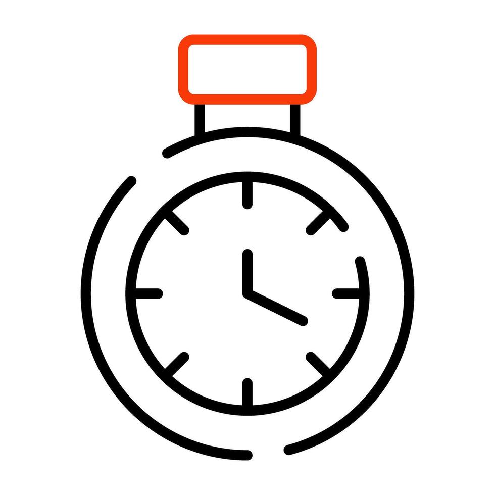 A modern design icon of stopwatch vector