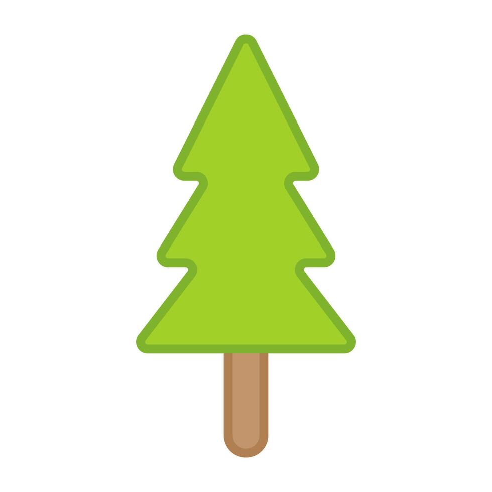 Modern design icon of conifer tree vector