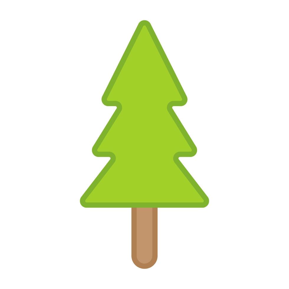 Modern design icon of conifer tree vector