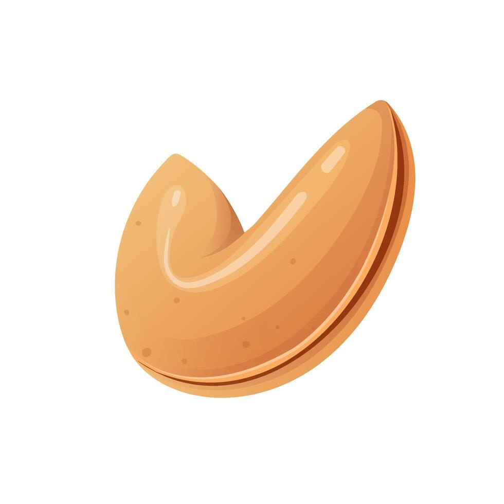 Chinese fortune cookies, vector illustration in cartoon style