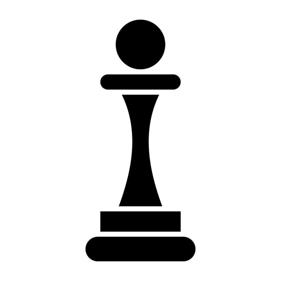An editable design icon of chess rook vector