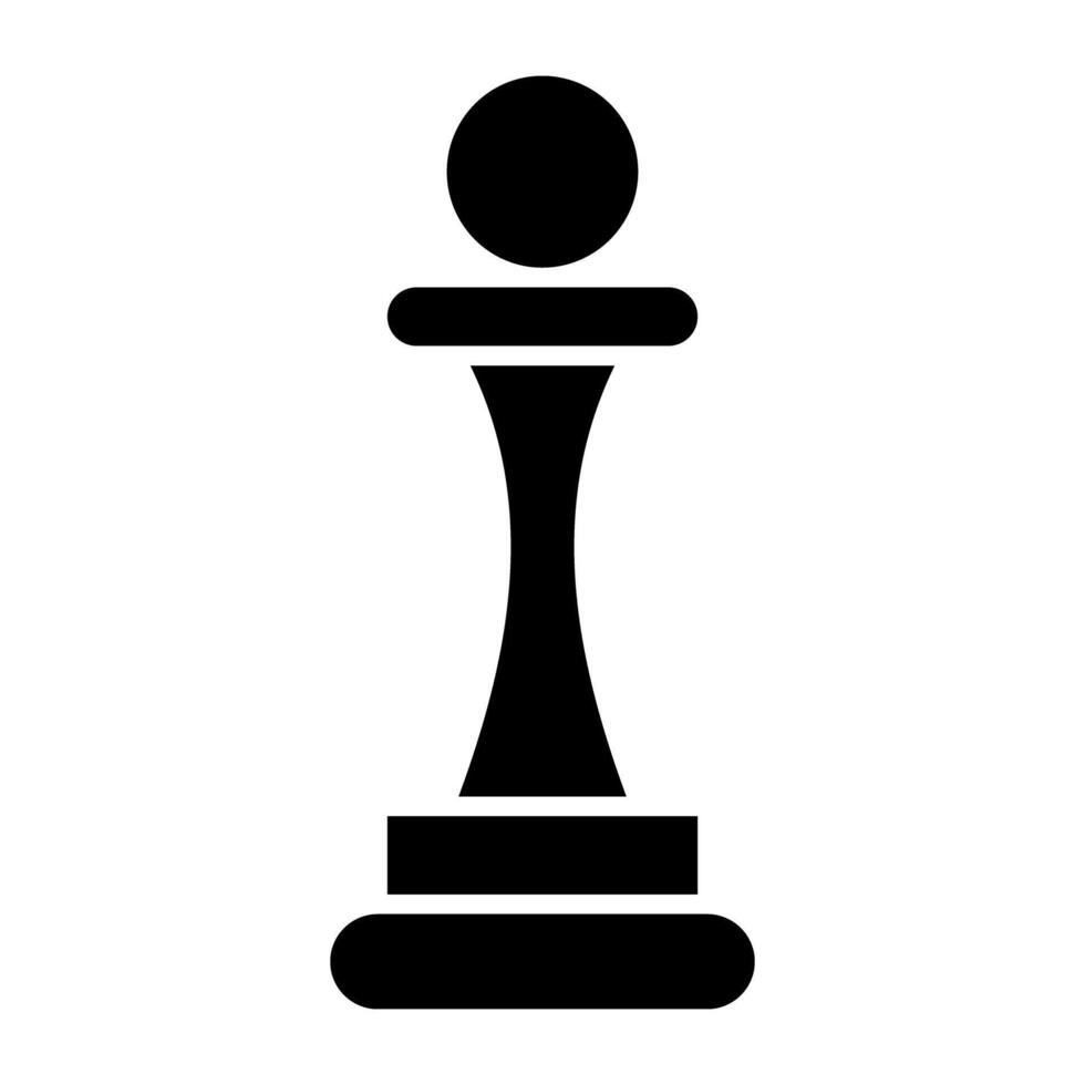 An editable design icon of chess rook vector