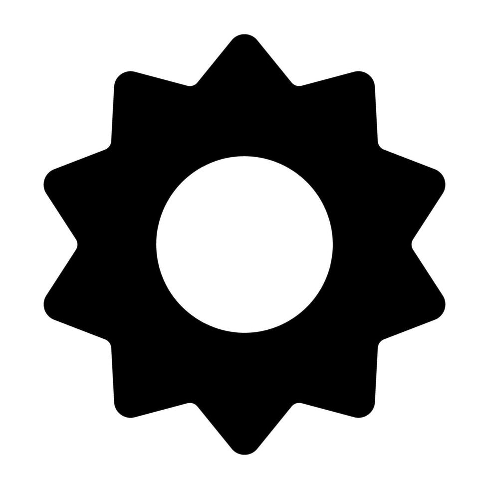 A trendy vector design of flower
