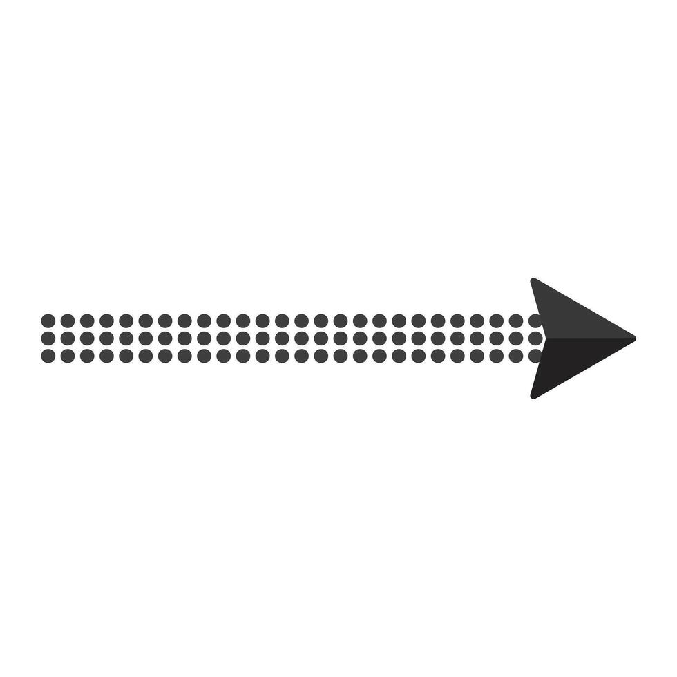 Black arrow pointer cursor, Arrow silhouette icon, Vector element isolated on white