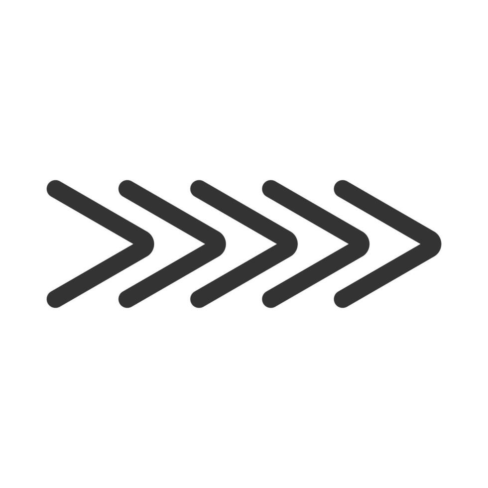 Black arrow pointer cursor, Arrow silhouette icon, Vector element isolated on white