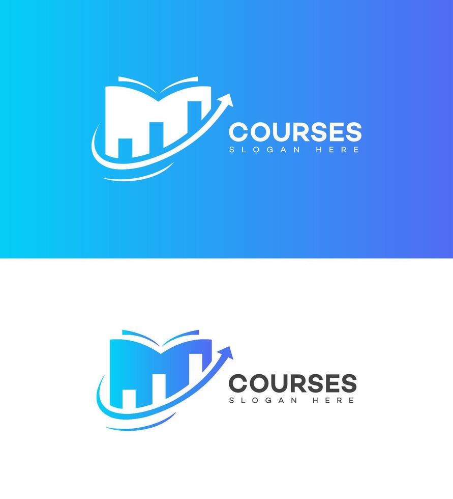 cursos logo icono marca identidad firmar símbolo modelo vector