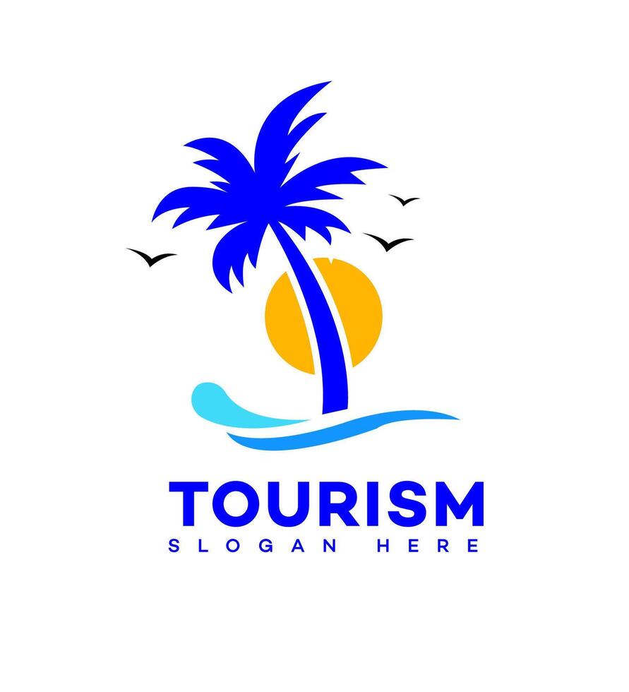 turismo logo icono marca identidad firmar símbolo vector