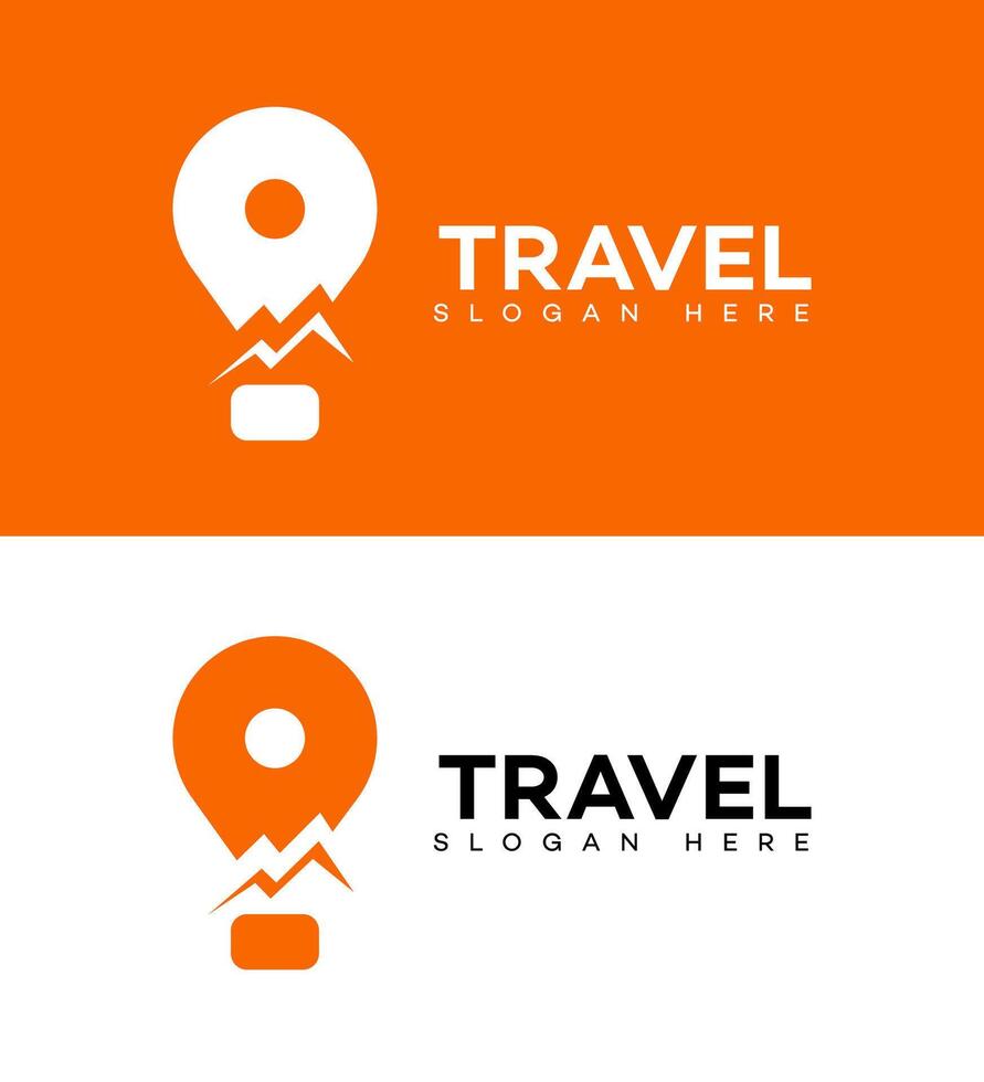 travel app logo Icon Brand Identity Sign Symbol vector