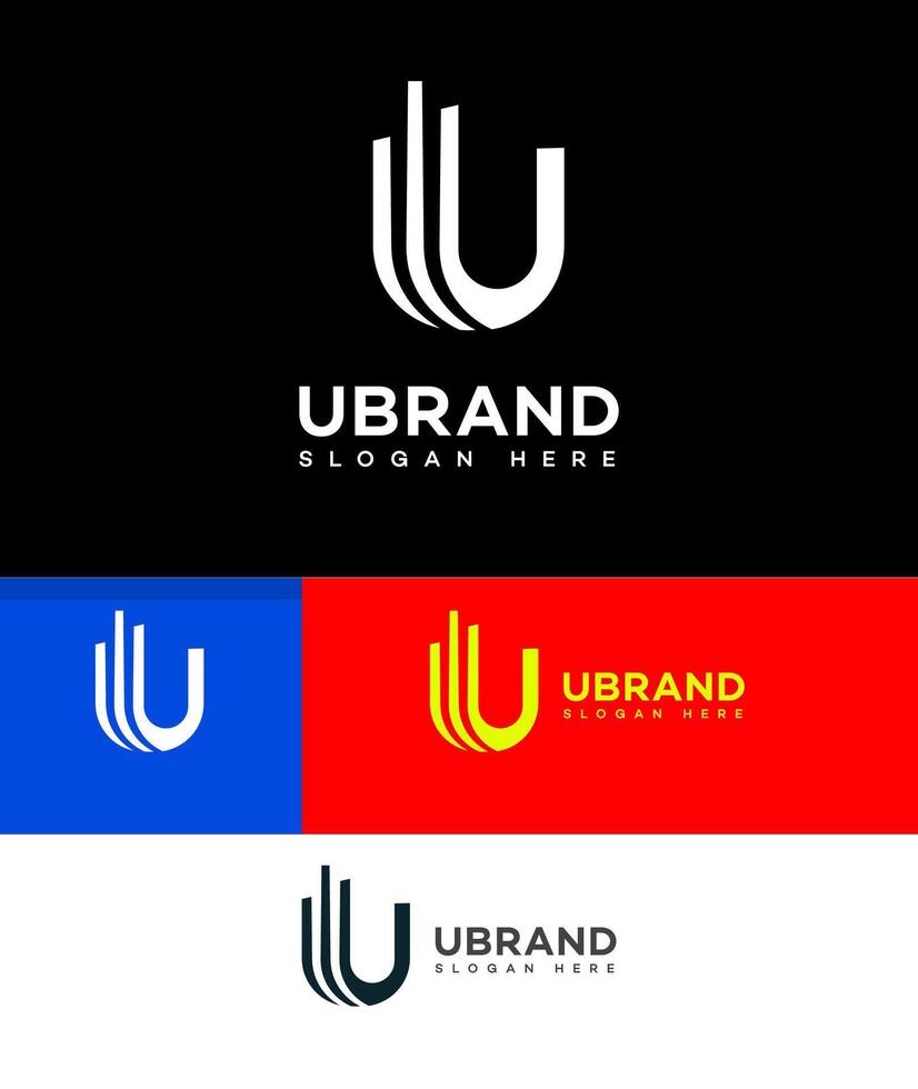 U Letter Logo Icon Brand Identity Sign Symbol Template vector