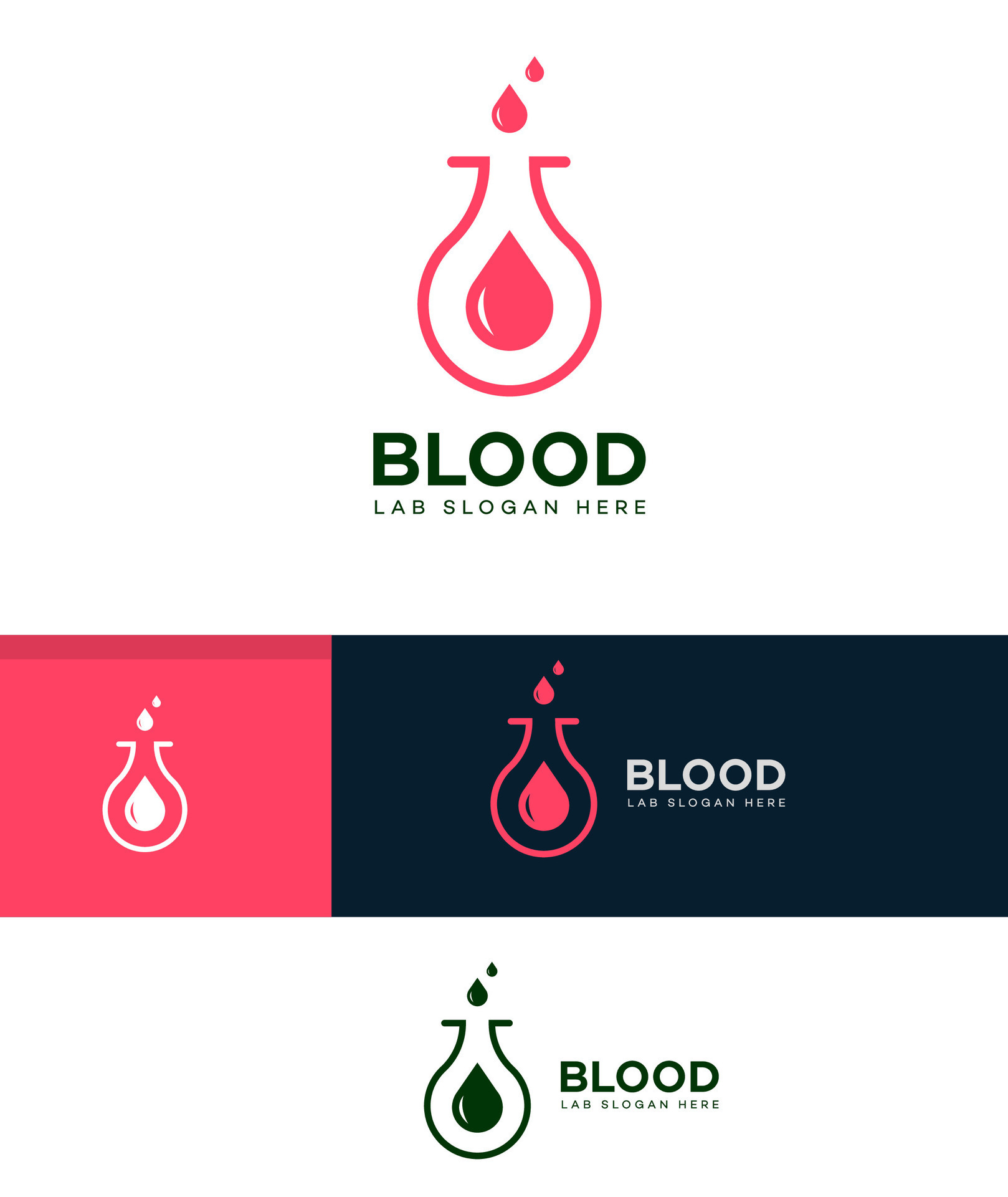 blood lab logo 41041003 Vector Art at Vecteezy