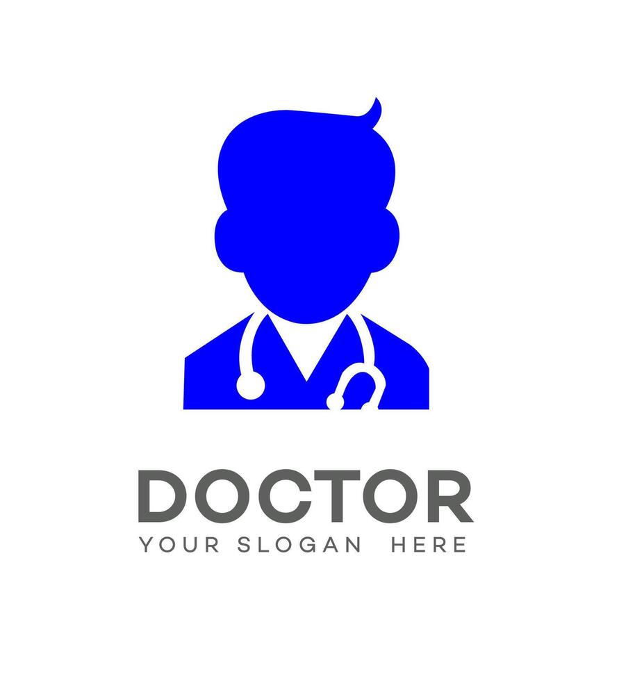 médico logo icono marca identidad firmar símbolo modelo vector