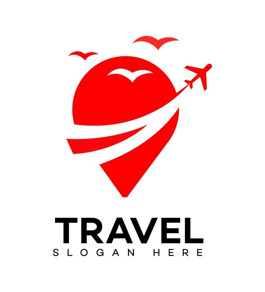 travel and tours logo Icon Brand Identity Sign Symbol vector