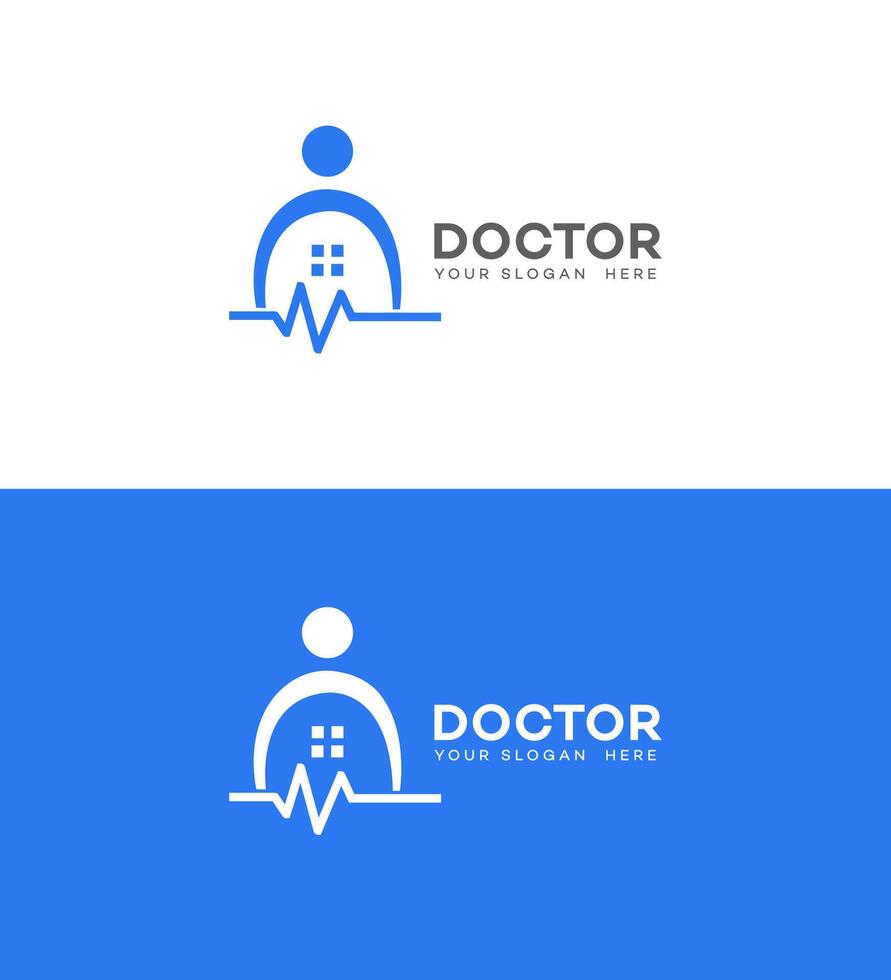 doctor logo Icon Brand Identity Sign Symbol Template vector