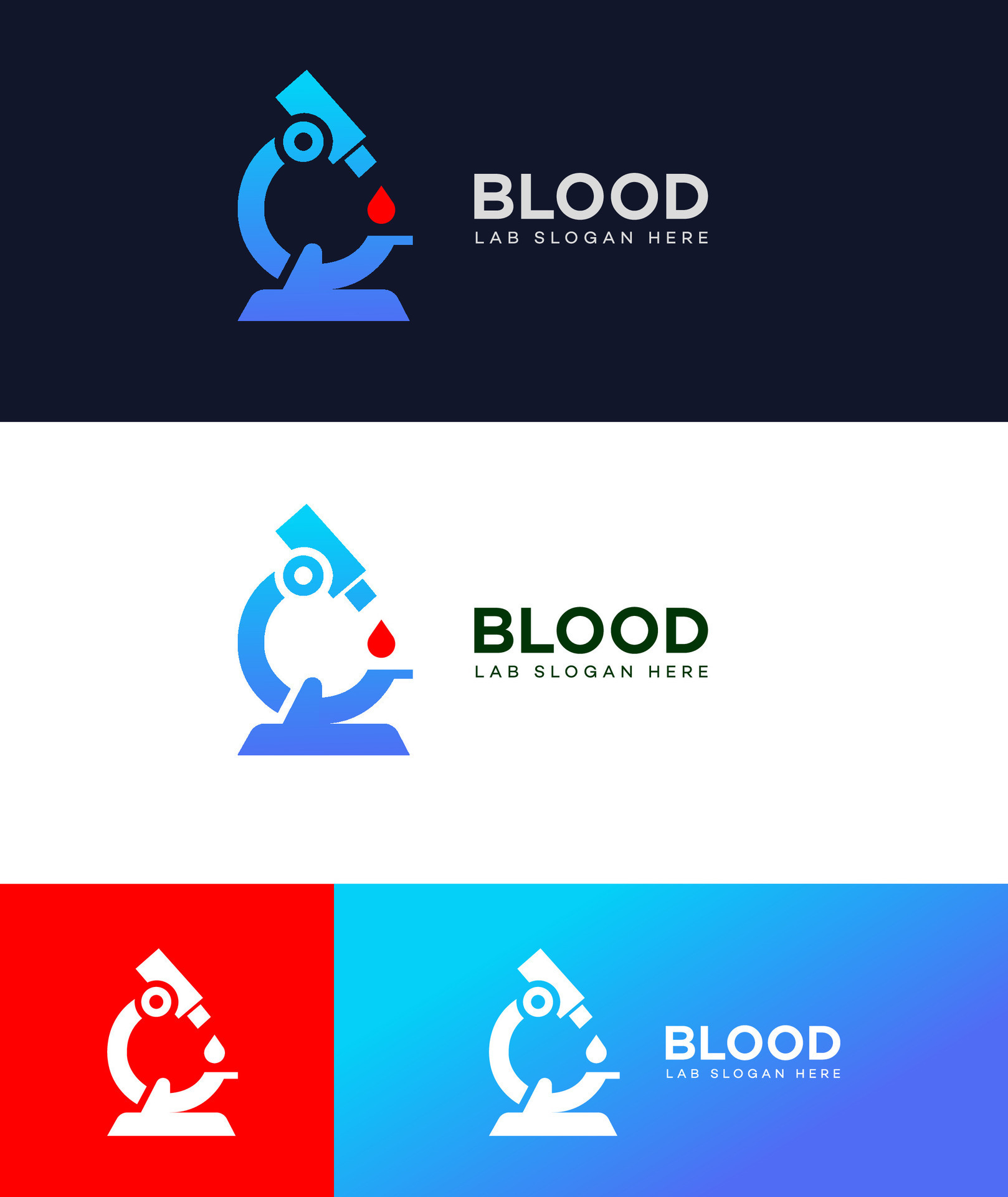 blood lab logo 41041303 Vector Art at Vecteezy