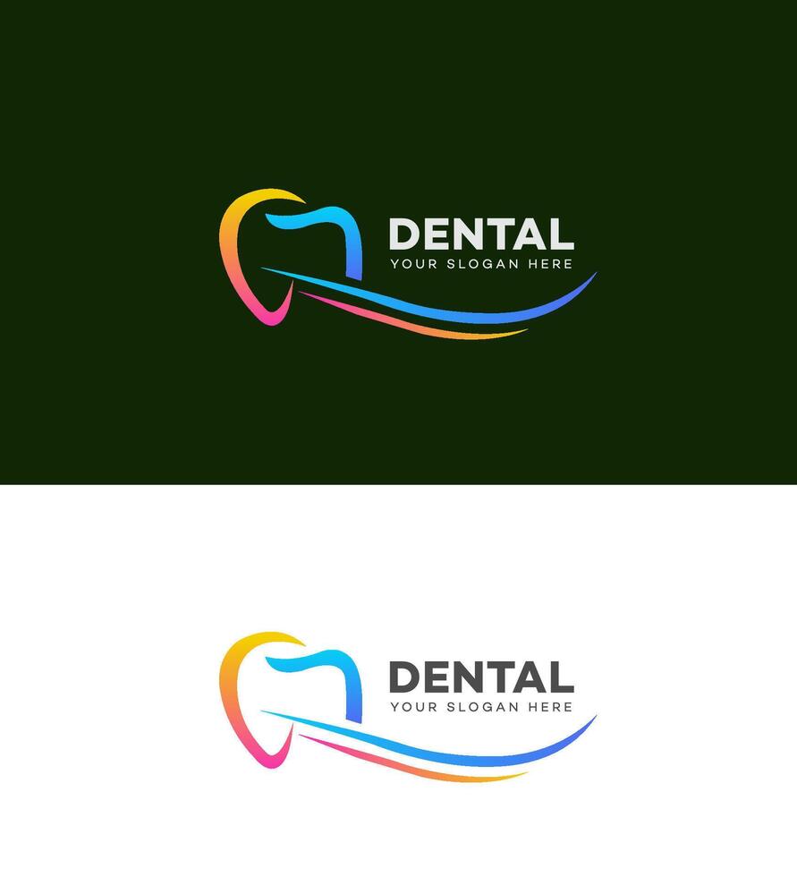 dental logo icono marca identidad firmar símbolo modelo vector