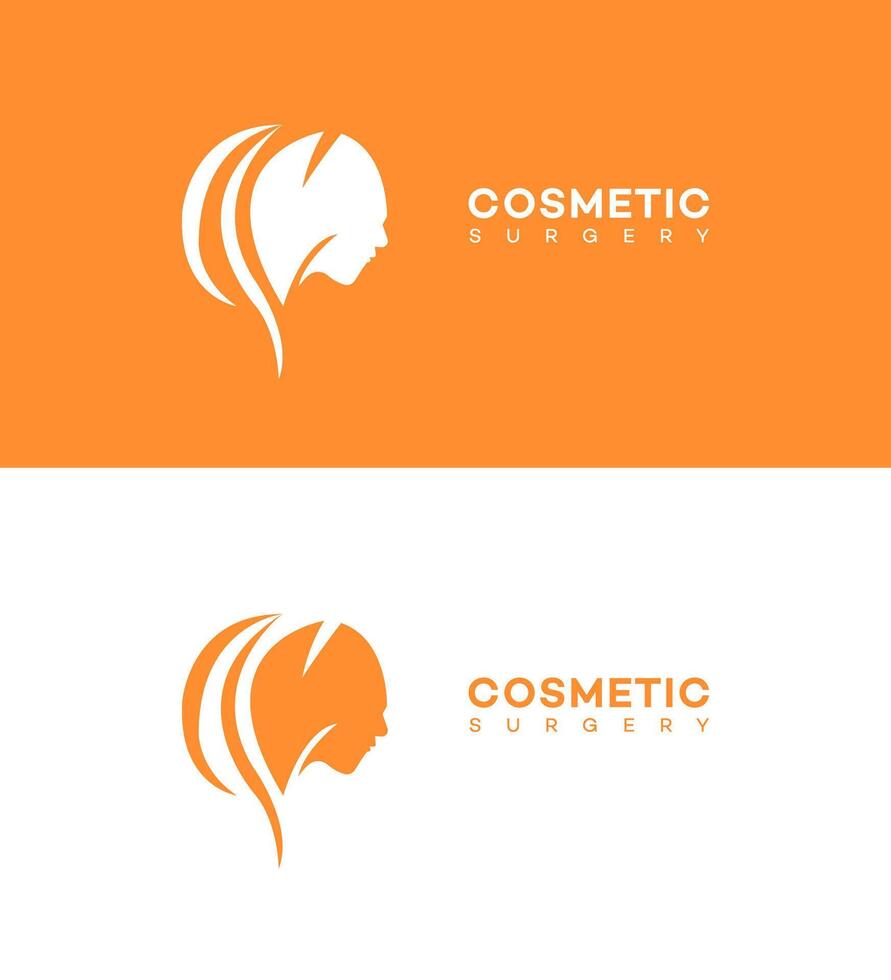 cosmetic surgery logo Icon Brand Identity Sign Symbol Template vector