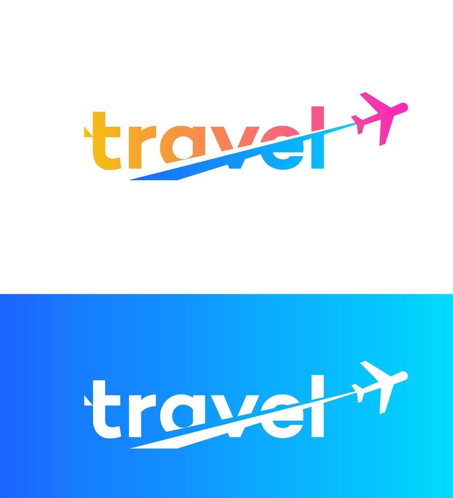 travel agency logo Icon Brand Identity Sign Symbol vector