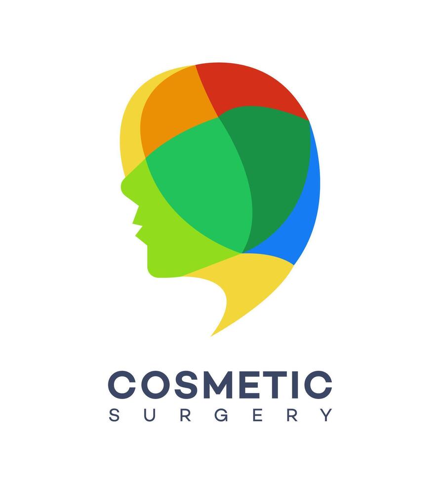 cosmetic surgery logo Icon Brand Identity Sign Symbol Template vector