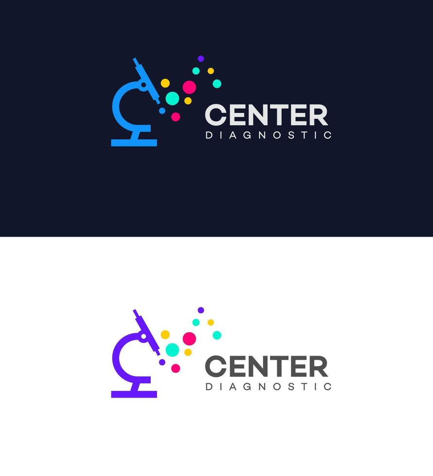 logo for diagnostic center vector