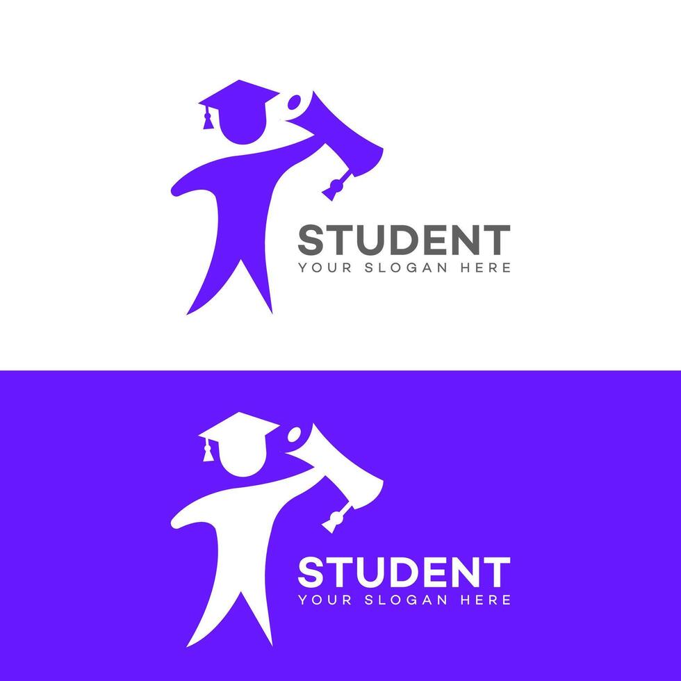 student logo Icon Brand Identity Sign Symbol Template vector