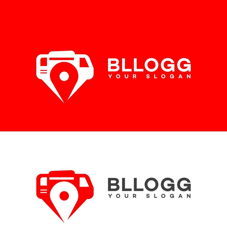 travel blog logo Icon Brand Identity Sign Symbol vector