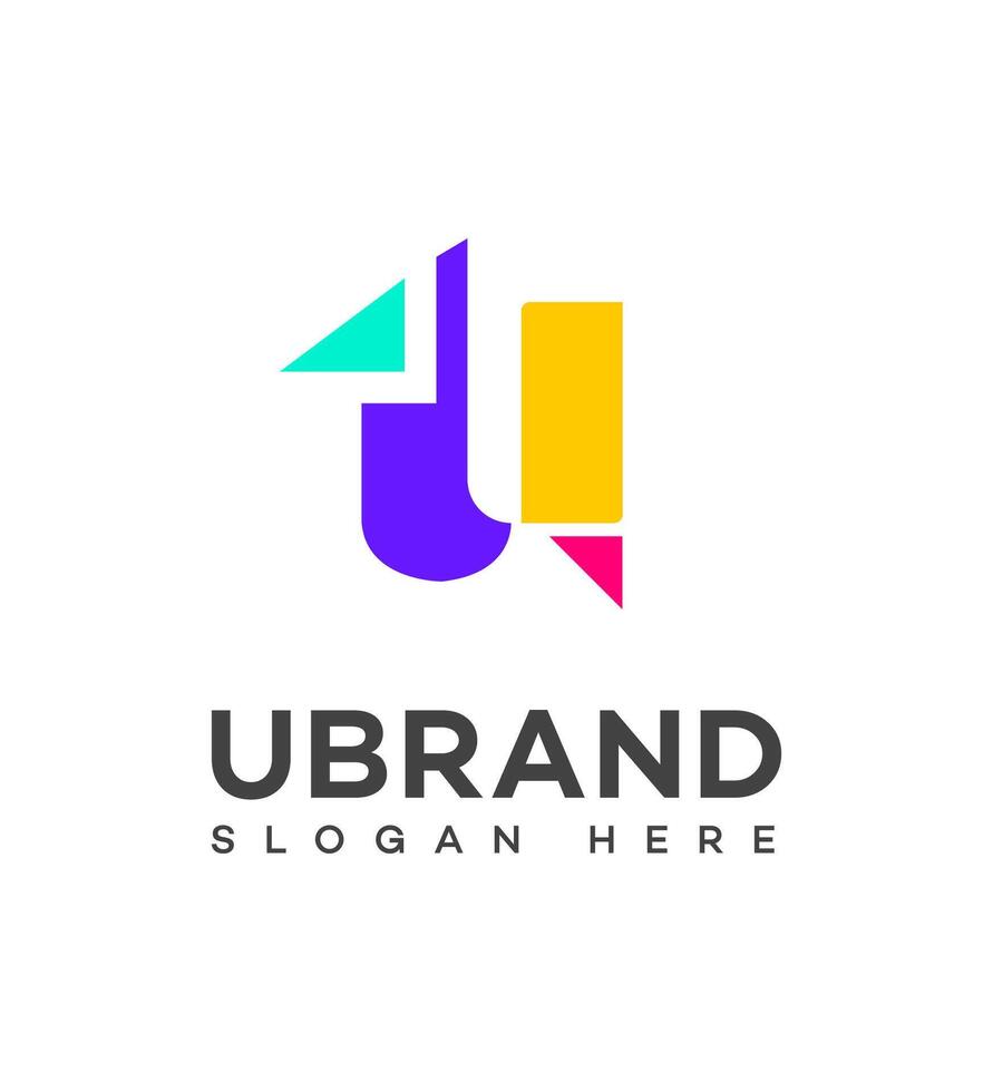 U Letter Logo Icon Brand Identity Sign Symbol Template vector