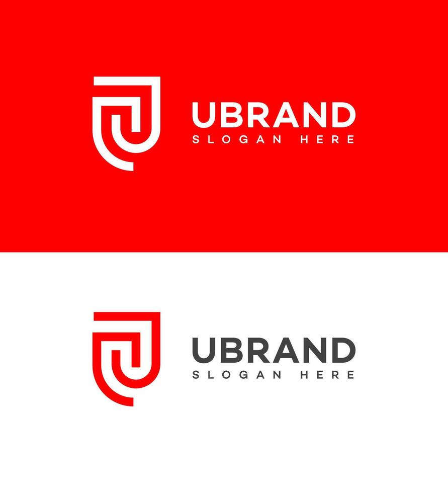 U Letter Logo Icon Brand Identity Sign Symbol Template vector