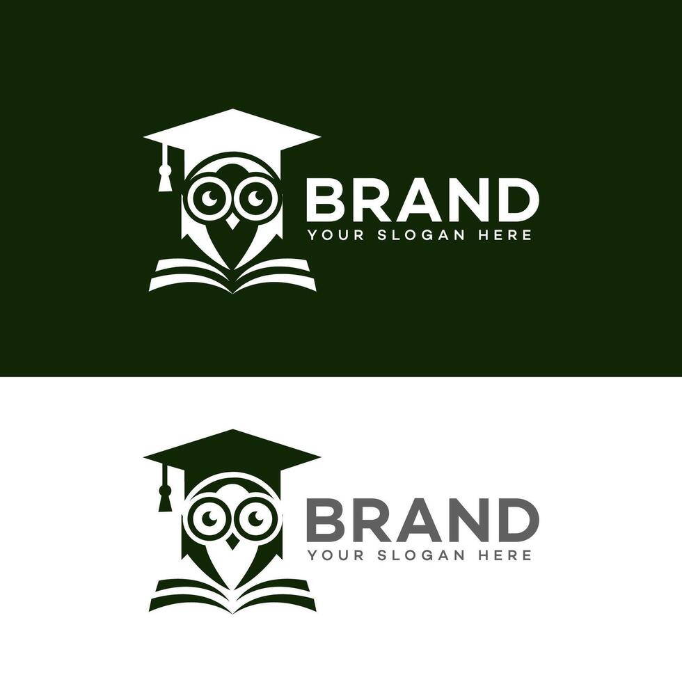 owl education logo Icon Brand Identity Sign Symbol Template vector