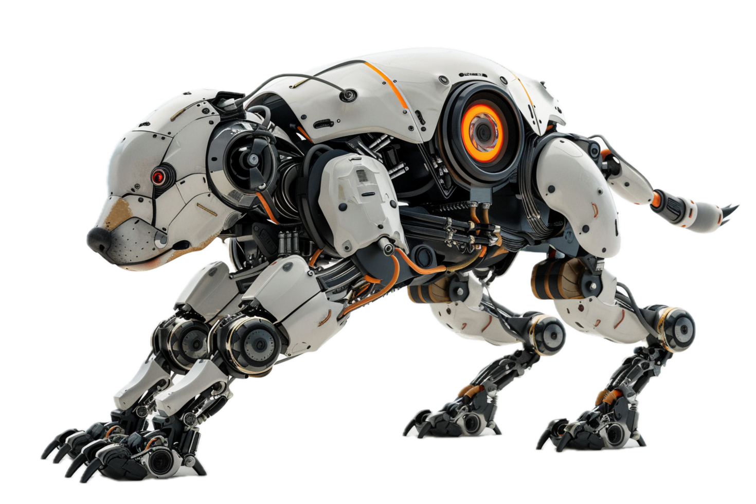 AI generated Advanced Robotic Dogs with Artificial Intelligence png