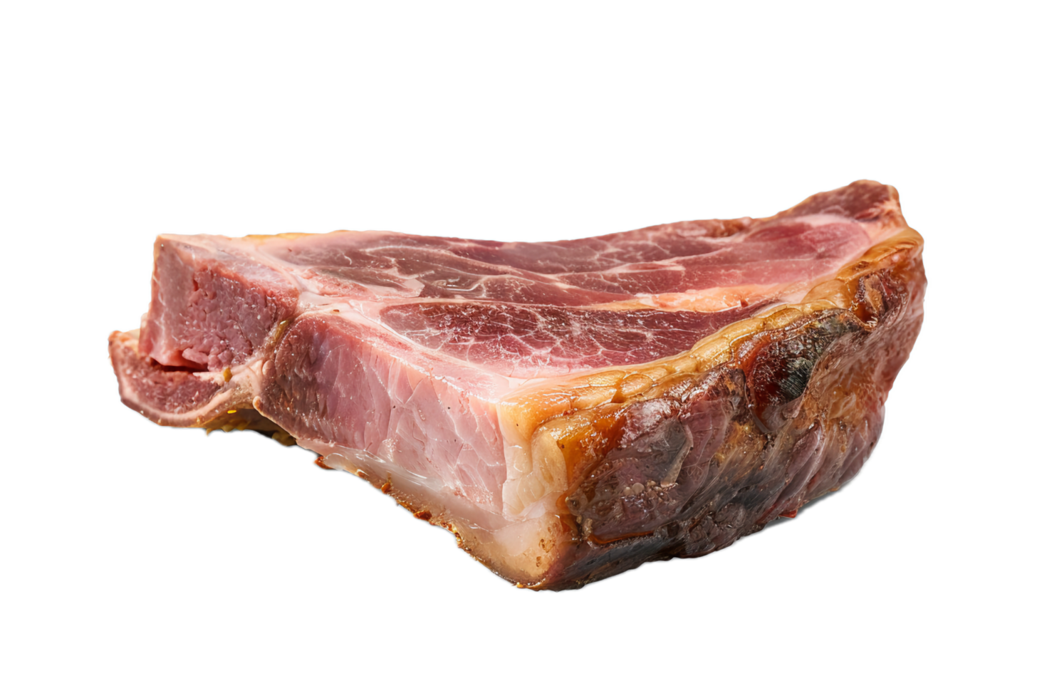 AI generated Smoked Ham Slice png