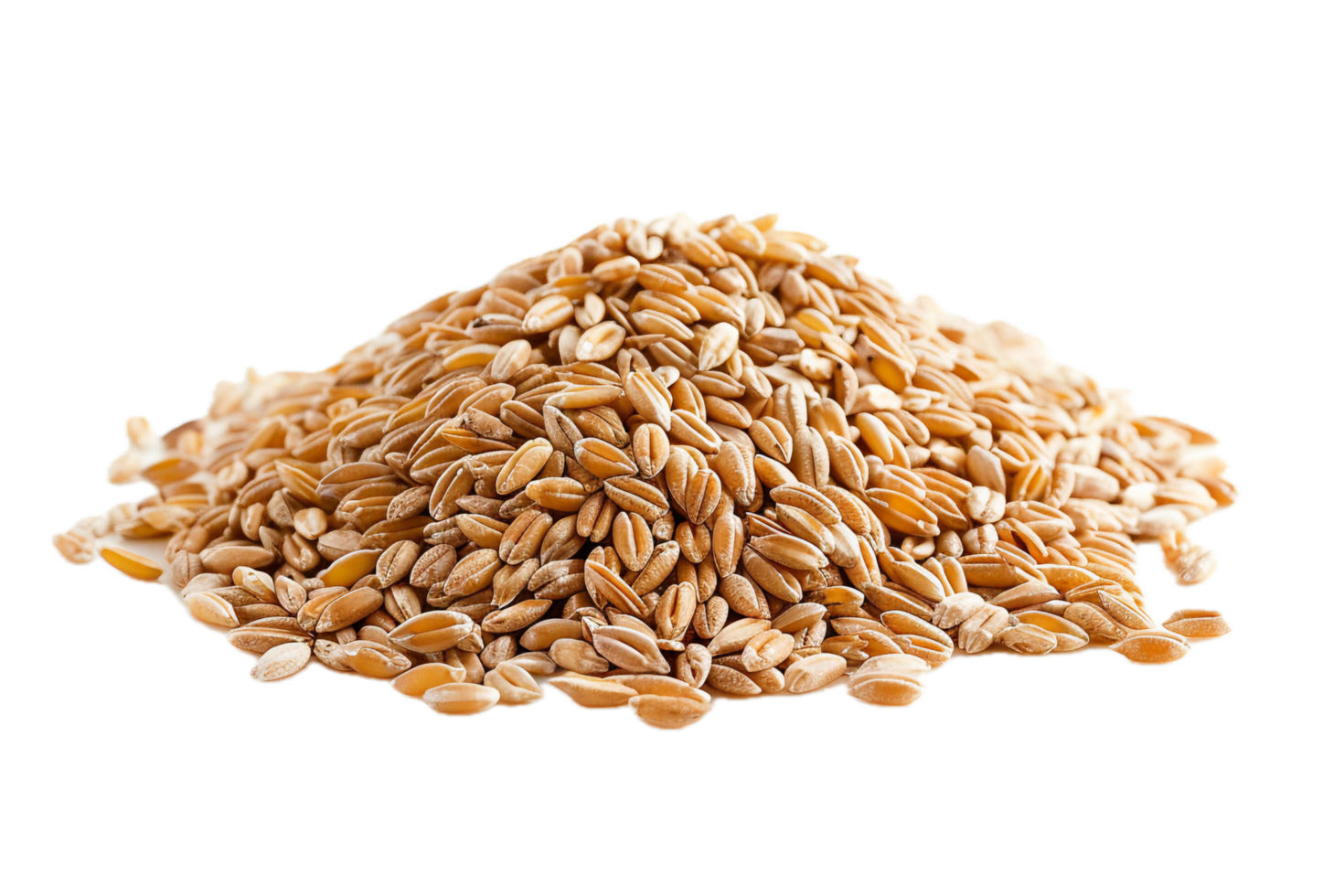 AI generated Pile of Whole Grain Wheat Kernels png
