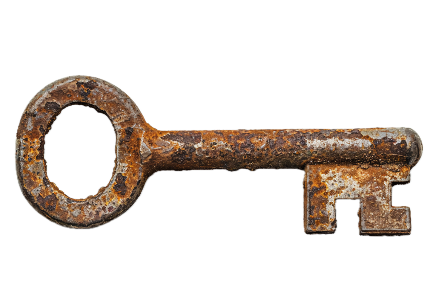 AI generated Antique Rusty Skeleton Key png