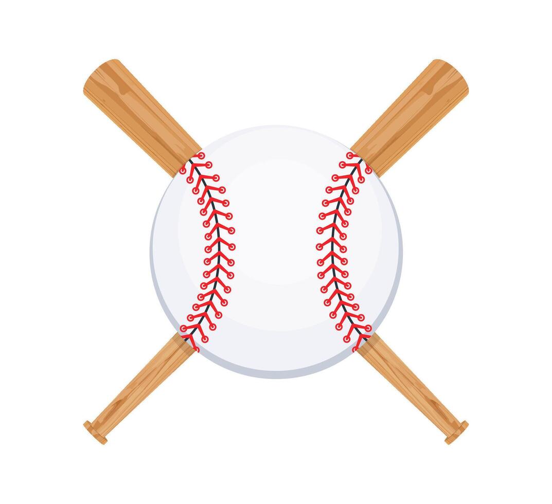 béisbol pelota. béisbol puntadas sofbol base pelota. vector ilustración