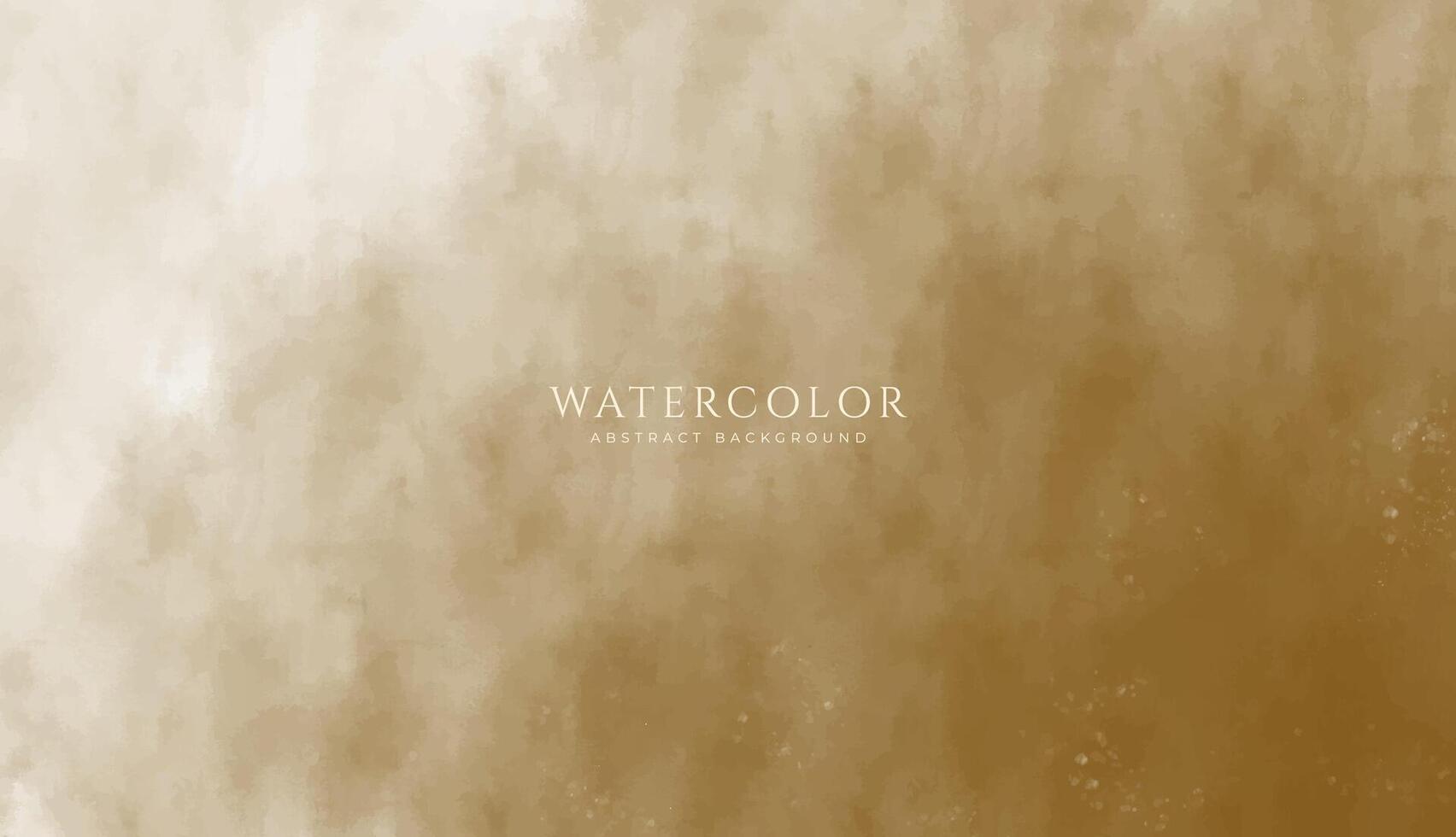 Abstract horizontal watercolor background. Neutral light brown colored empty space background illustration vector