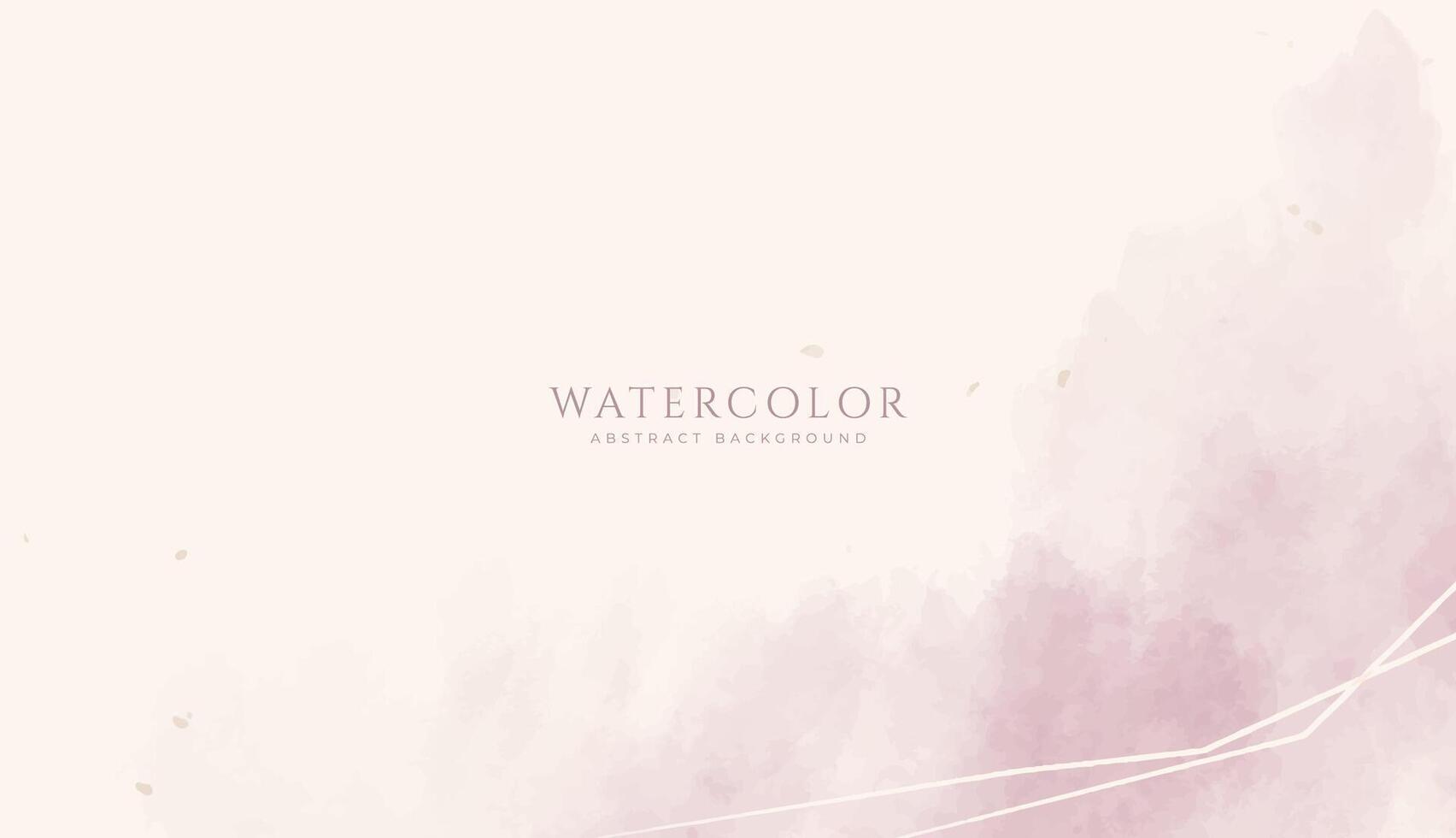 Abstract horizontal watercolor background. Neutral light colored empty space background illustration vector