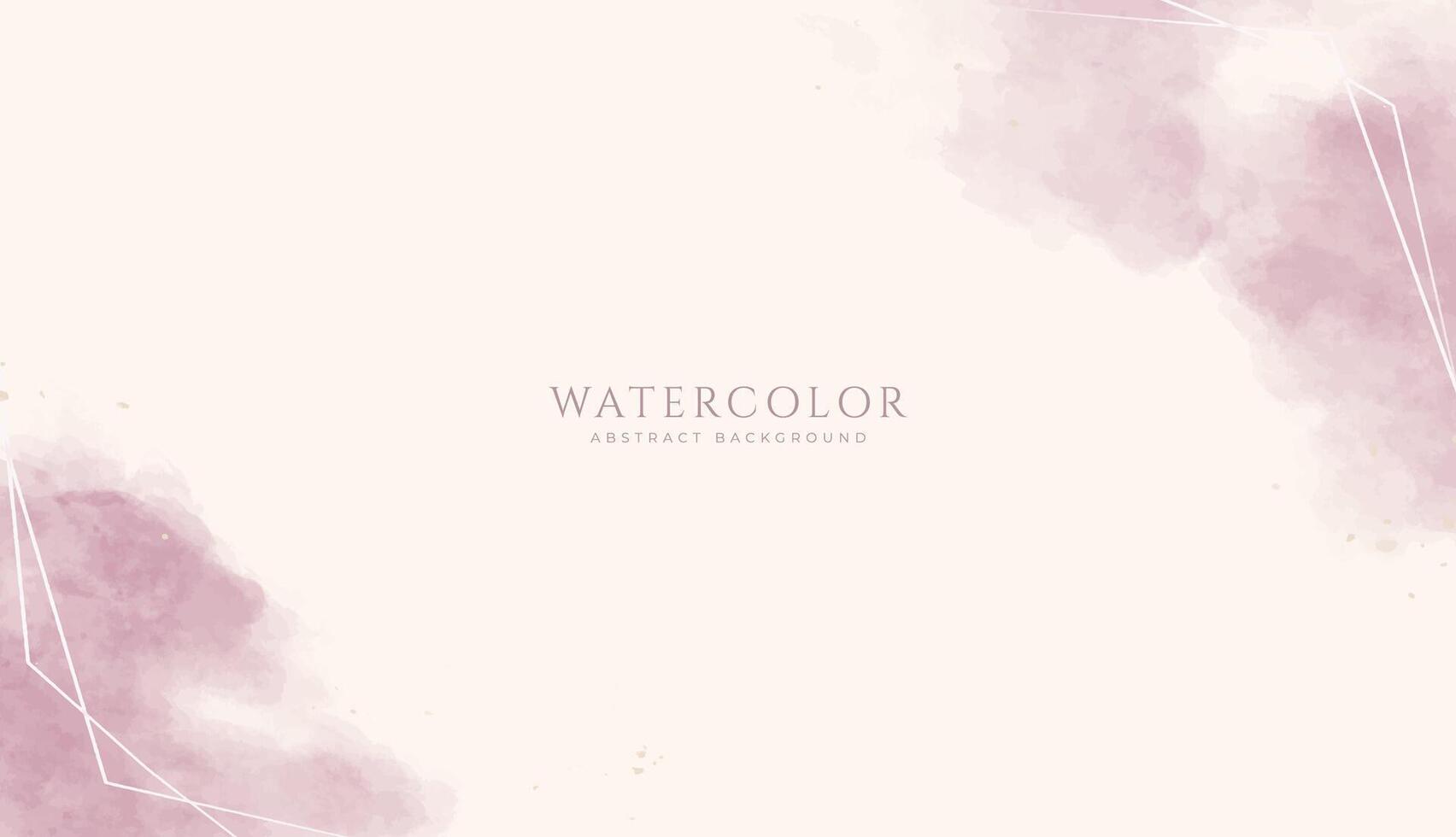 Abstract horizontal watercolor background. Neutral light colored empty space background illustration vector