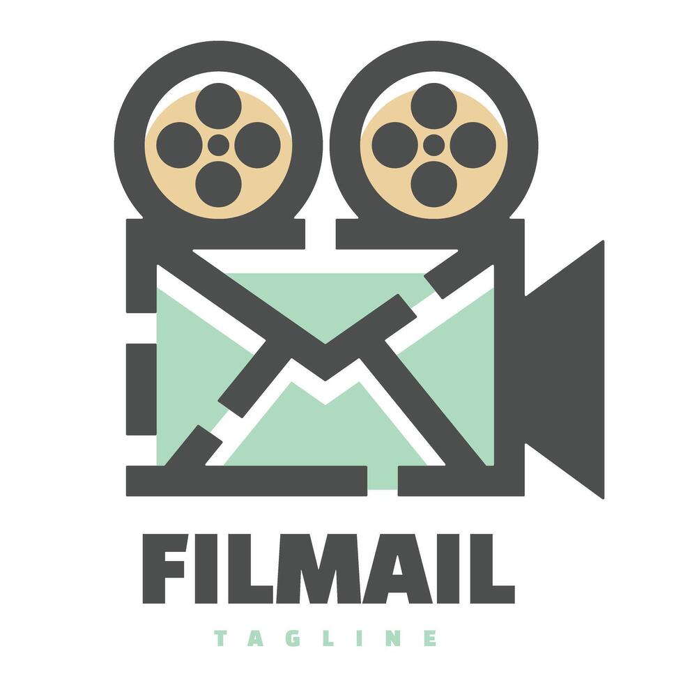 mail abstract logo vector