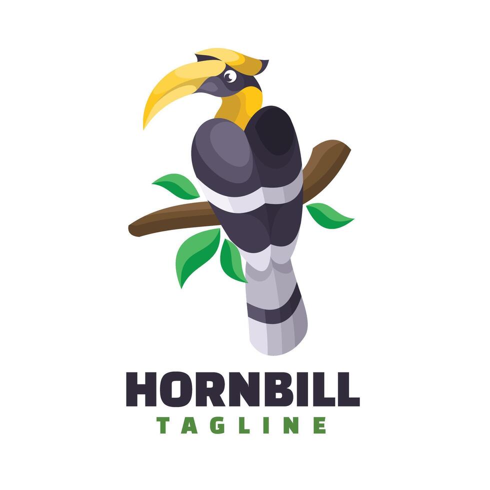 bird character mascot logo vector