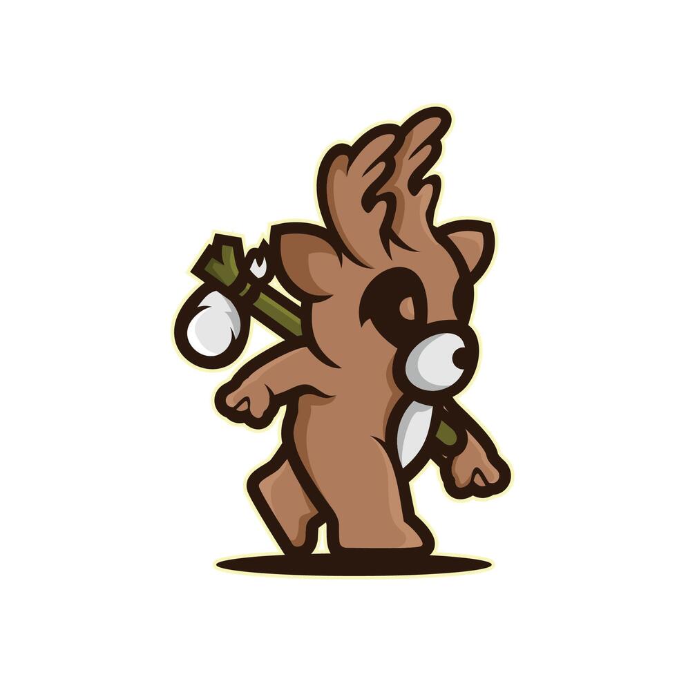 animals character mascot logo vector
