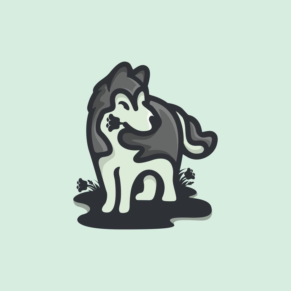 animales personaje mascota logo vector